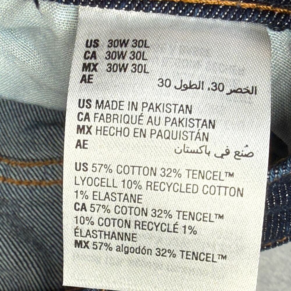 Mode of One Men's Straight-Fit Jeans, Roosevelt blue 30x30 $70 - Picture 11 of 12